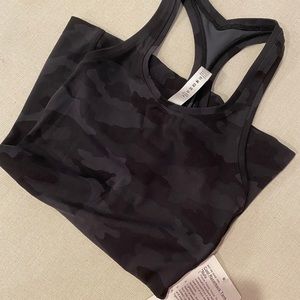 New with tags, Lululemon camo Racerback Short Tank Top